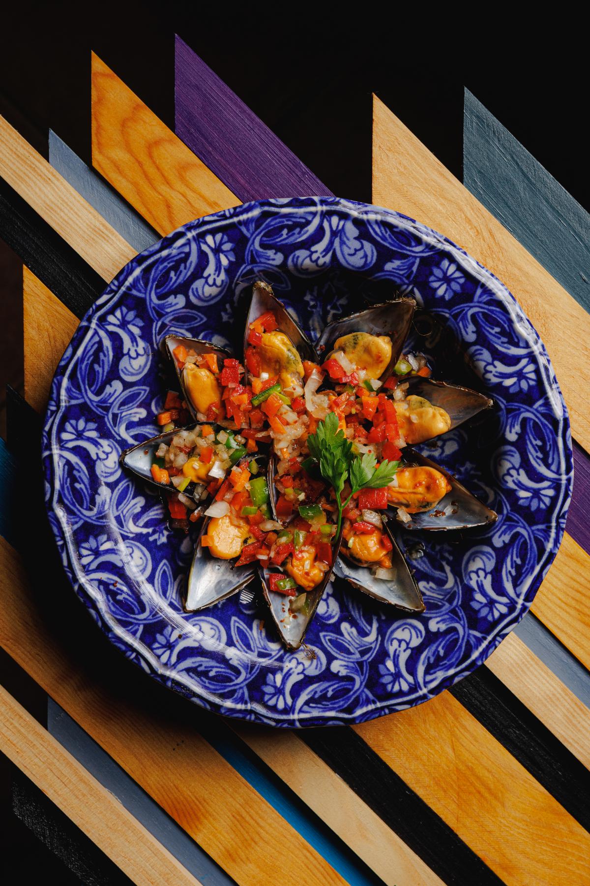 Mejillones a la vinagreta